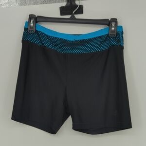 Women's Biker Shorts Black Size Small sporty 90s y2k biking outdoors workout gym